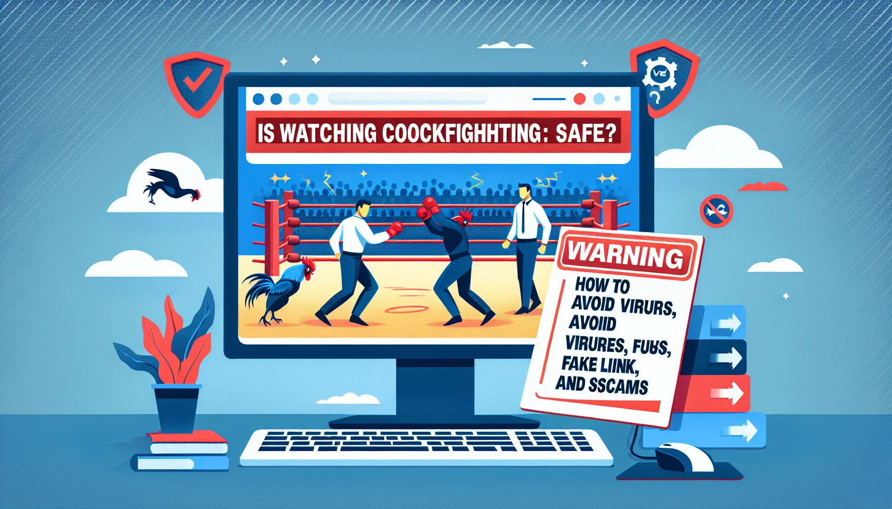 Xem Đá Gà Online Có An Toàn Không? Cách Tránh Virus, Link Giả Và Lừa Đảo