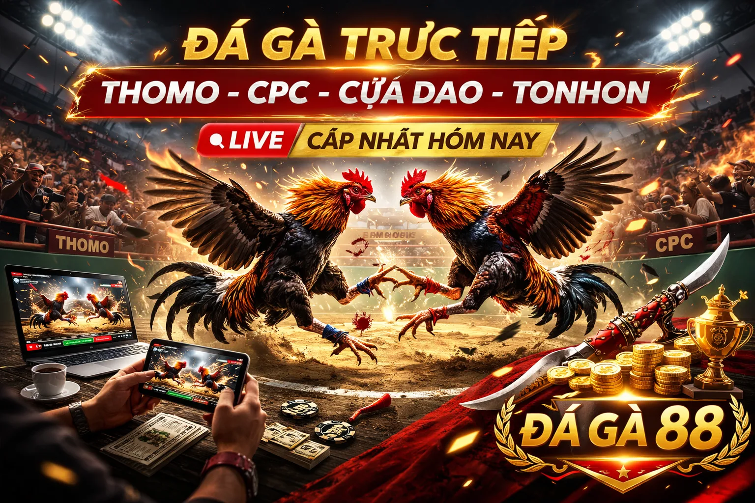 Xem Đá Gà Trực Tiếp Xà Xía 1/1/2026 Chuẩn Nhất